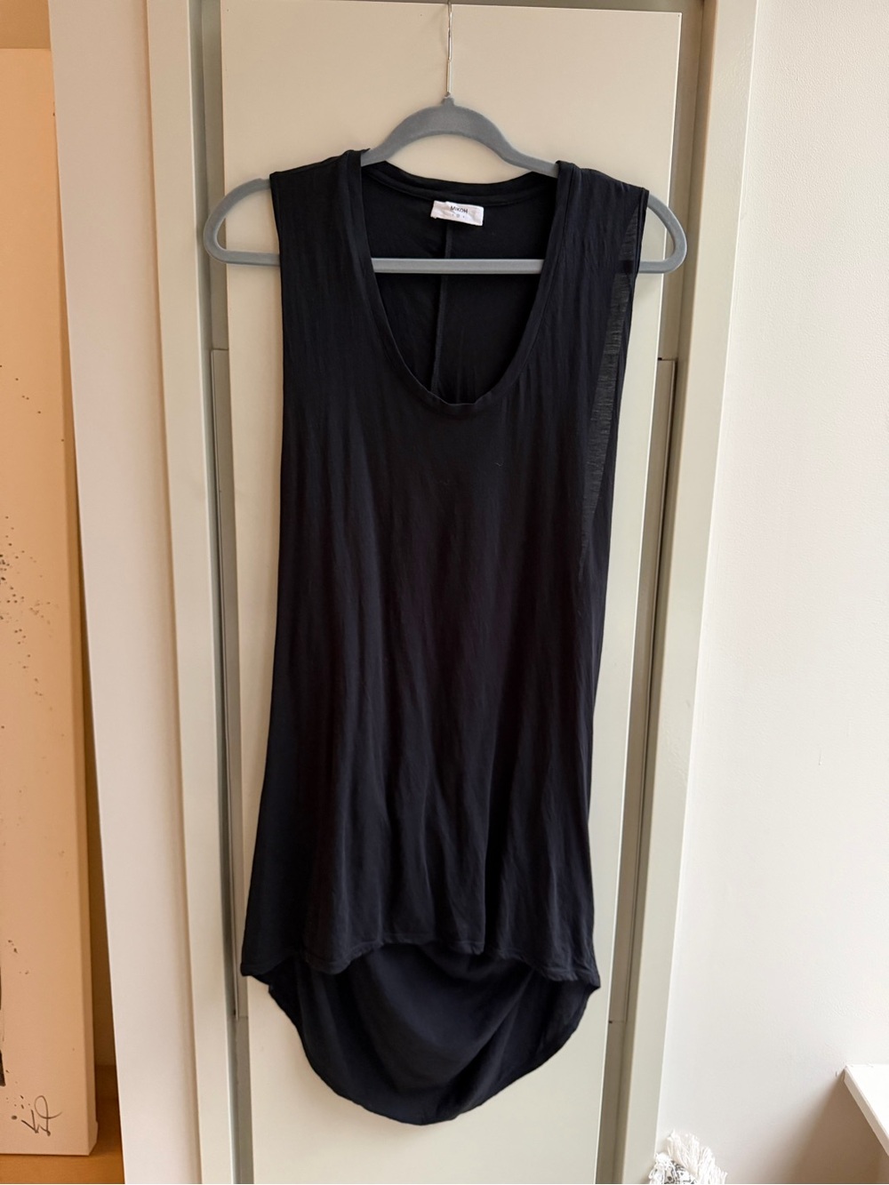 Mikoh Black Sleeveless High-Low Tank Top Coverip